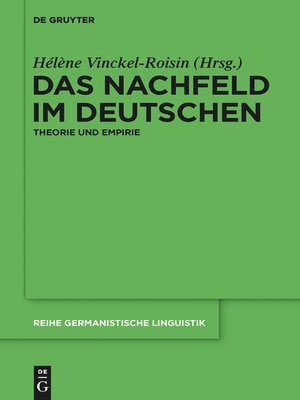 cover image of Das Nachfeld im Deutschen